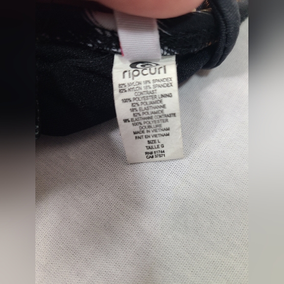 Rip Curl triangle bikini top Size large women's - Picture 5 of 5